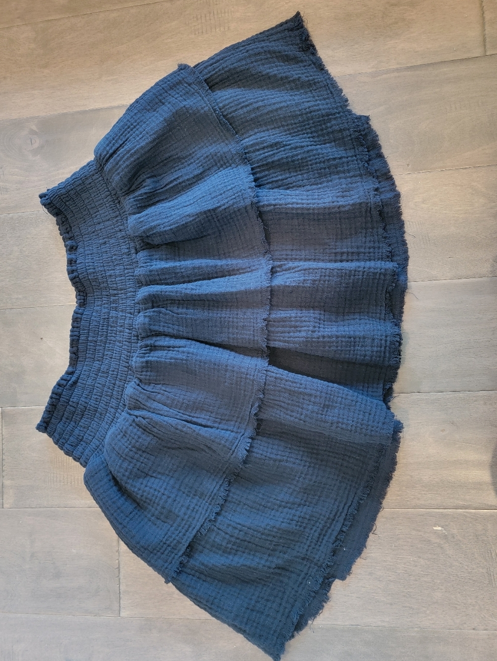 Sundays Navy Tiered Skirt